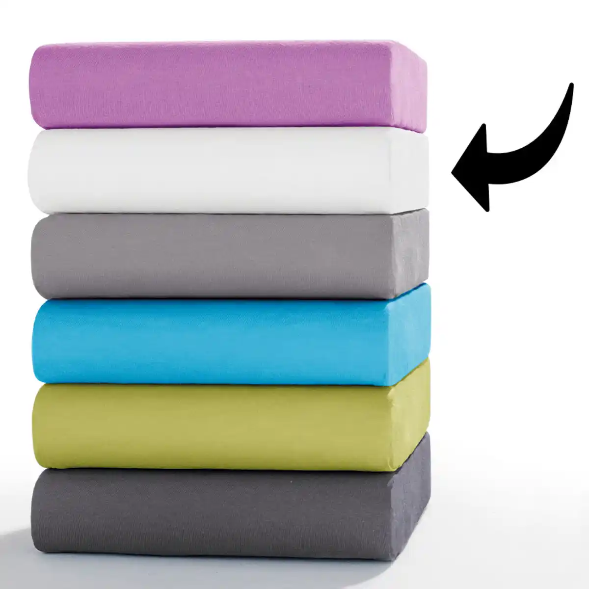 Bild 4 von Premium-Jersey-Spannbetttuch - ca. 180 - 200 x 200 cm