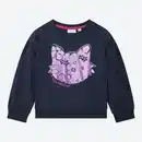 Bild 2 von Kinder-Mädchen-Langarmshirt mit Katzen-Motiv