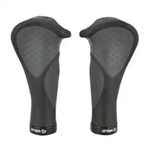FISCHER Lenkergriffe, ergonomisch, schwarz