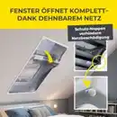 Bild 2 von EASYmaxx Moskitonetz Dachfenster Magic Fit, ca. 100 x 160 cm - Weiß