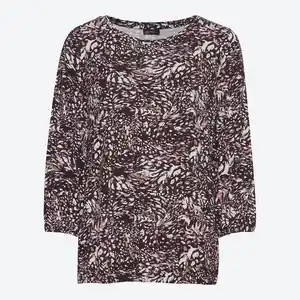 Damen-Langarmshirt mit elastischem Bund