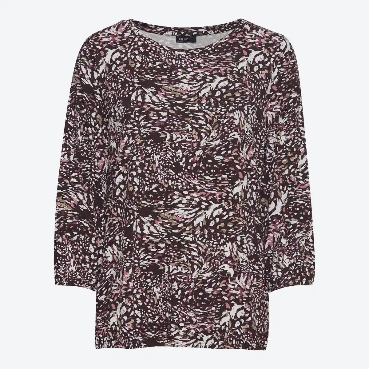 Bild 1 von Damen-Langarmshirt mit elastischem Bund