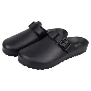 UP2FASHION Damen oder Herren Clogs, Schwarz, 38