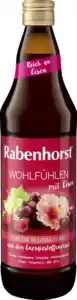 Rabenhorst Wohlfühlen mit Eisen 700ml - Mehrfruchtsaft mit Eisen, Vitamin C, B6 und B12, 700 ml