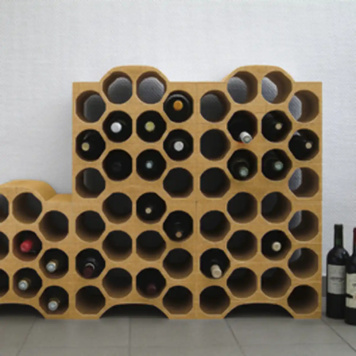 Bild 2 von DECOSA Flaschenbox, BxHxT: 43 x 40 x 28 cm, terra