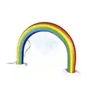 Bild 1 von HAPPY PEOPLE Wassersprinkler, weiß/bunt, Kunststoff, BxL: 46 x 216 cm