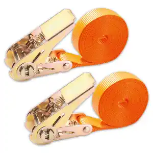 Kraft Werkzeuge Spanngurt mit Ratsche 2er