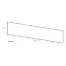 Bild 2 von ELABRICK Flachverblender »Blackpool«, 240 x 52 mm, anthrazit, 1m²