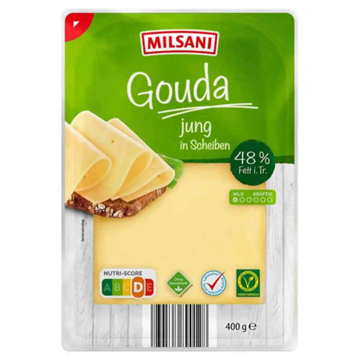 Bild 1 von MILSANI Gouda Scheiben, 400 g
