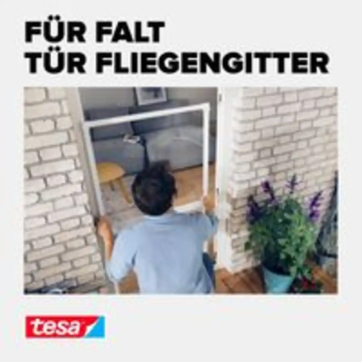 Bild 2 von Fliegengitter Adapter für FALT Tür anthrazit