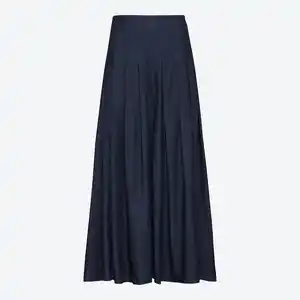 Damen-Jeansrock mit Falten
