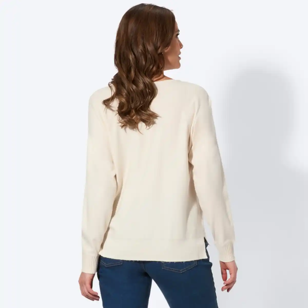 Bild 4 von Damen-Pullover mit dekorativer Knopfleiste