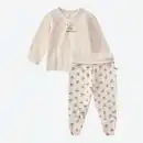 Bild 2 von Baby-Set mit Wickelshirt und Hose, 2-teilig