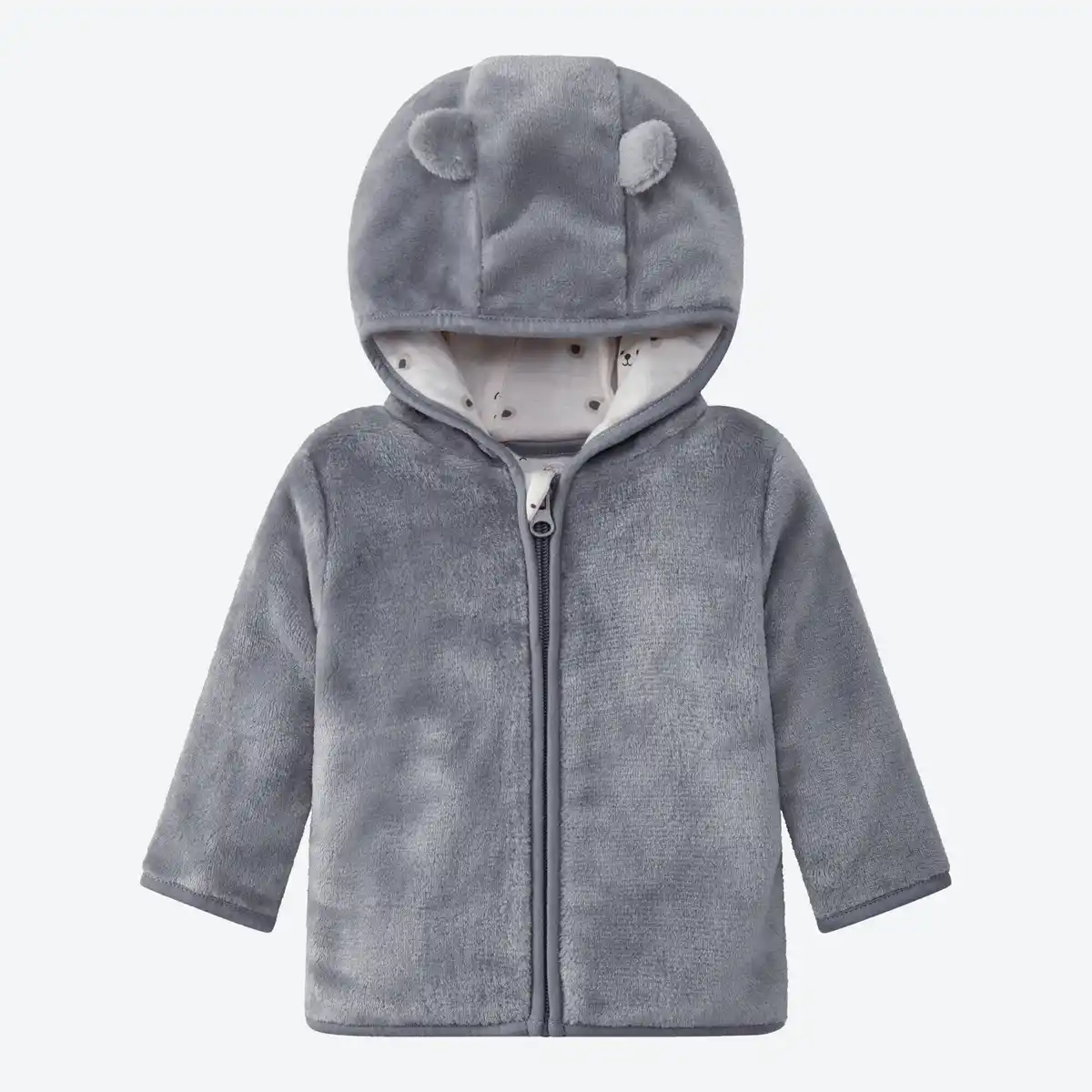 Bild 3 von Baby-Plüsch-Jacke mit Kapuze