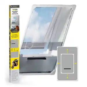 EASYmaxx Moskitonetz Dachfenster Magic Fit, ca. 100 x 160 cm - Weiß