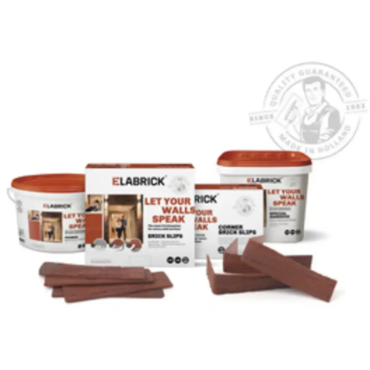 Bild 3 von ELABRICK Flachverblender »Glasgow«, 64 stk, HxL: 5,2 x 24 cm, anthrazit