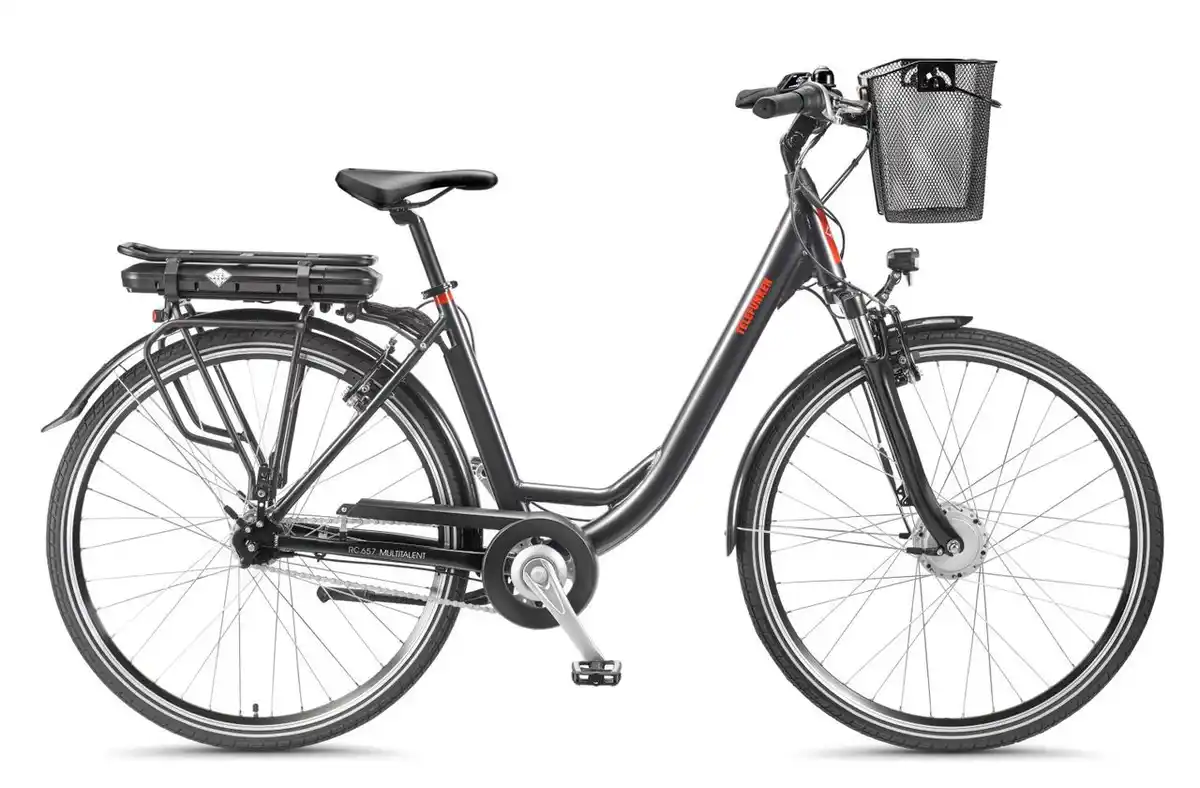 Bild 1 von Damen City E-Bike RC657 Multitalent mit 7-Gang Shimano Nabenschaltung, Anthrazit