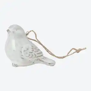 Deko-Vogel aus Steingut, Höhe ca. 5 cm