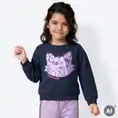 Bild 1 von Kinder-Mädchen-Langarmshirt mit Katzen-Motiv