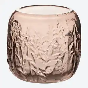 Windlicht aus Glas, Ø ca. 9,5 cm