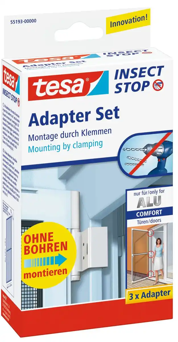 Bild 1 von Fliegengitter Adapter-Set für ALU-Türen, weiß