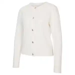 UP2FASHION WOMEN Damen Strickjacke, Weiß, S 36/38