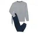 Bild 1 von Pyjama mit Bündchen, grau-dunkelblau