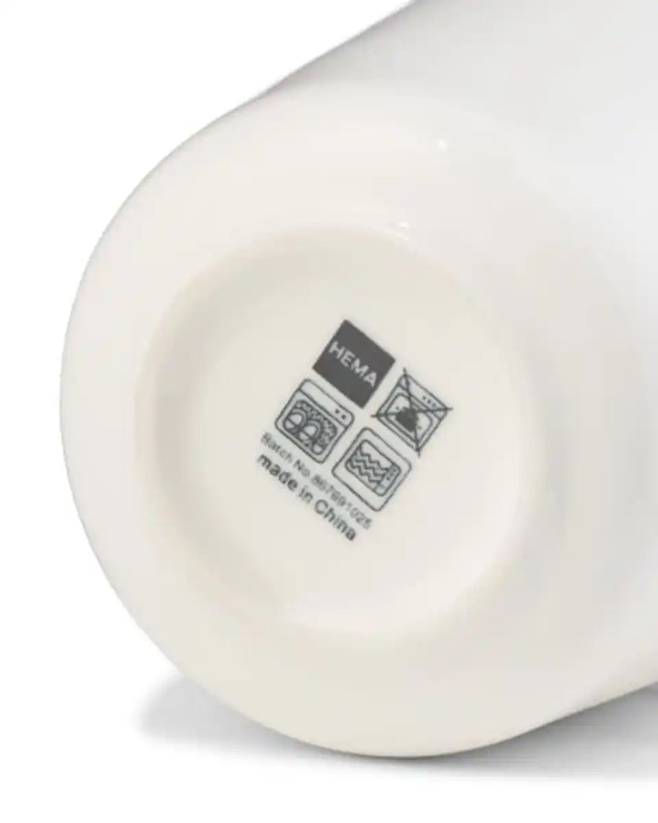 Bild 3 von Kaffeetasse 200 ml, Knap, New Bone China, weiß