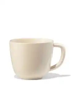 Kaffeetasse 185 ml, Puur, Steingut, wollweiß