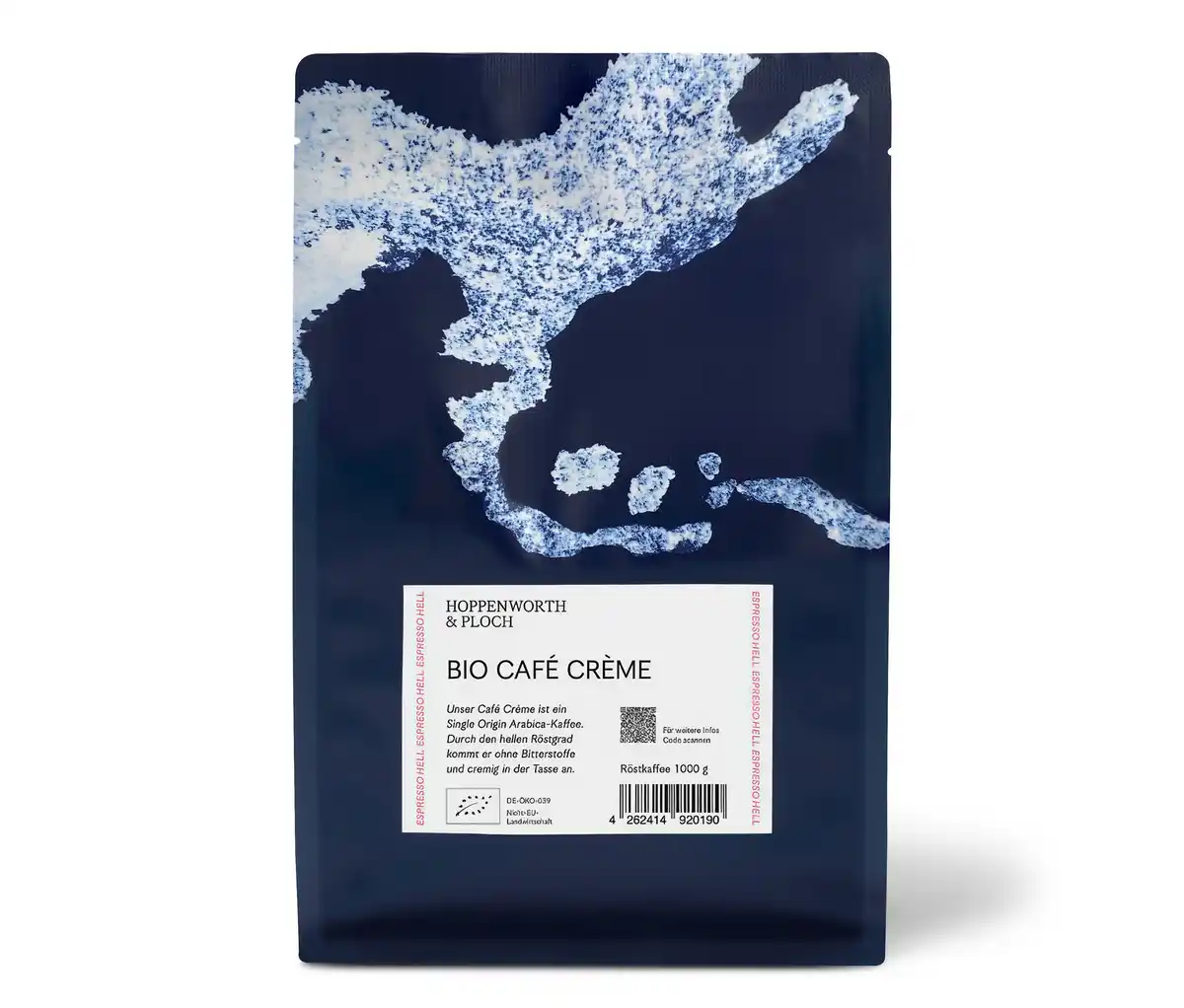 Bild 1 von Hoppenworth & Ploch - Café Crème Bio - 1 kg Ganze Bohne