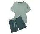 Bild 1 von Shorty-Pyjama-Set, petrol/jade