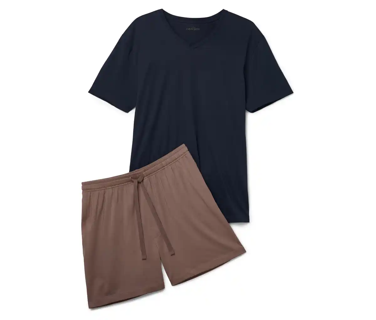 Bild 1 von Shorty-Pyjama-Set, blau-braun