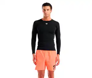 arena Herren-UV-Schutz-Rash-Allover-Langarm-Schwimmshirt
