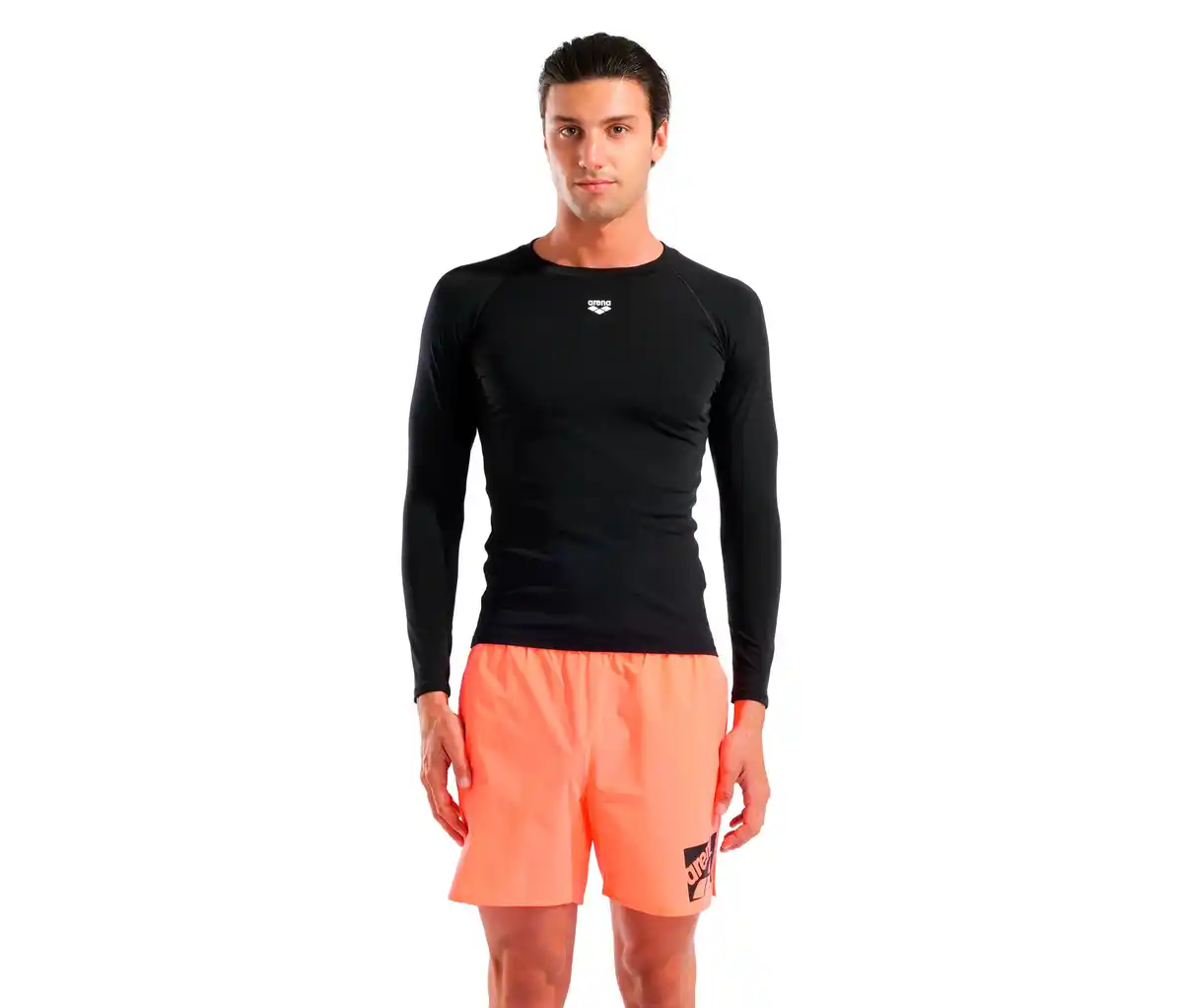 Bild 1 von arena Herren-UV-Schutz-Rash-Allover-Langarm-Schwimmshirt