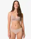 Bild 3 von Damenstring, nahtlos, aus Mikrofaser beige