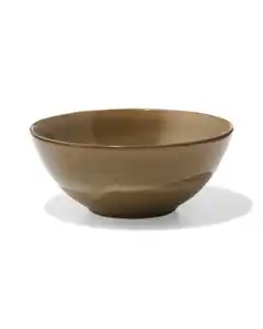 Schale Ø 16,5 cm, Monaco, Steingut, dunkelbraun