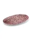 Bild 1 von Servierschale 21 × 32 × 2 cm, Trend, Steingut, gesprenkelt, weinrot
