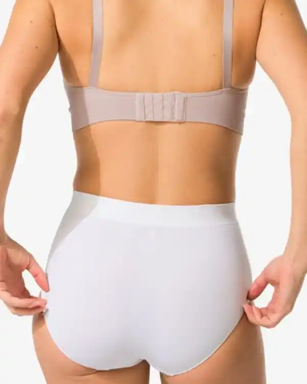 Bild 2 von Nahtloser Damen-Taillenslip aus Mikrofaser weiß