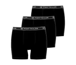 3 TomTailor Slipboxer »Buffer«, schwarz