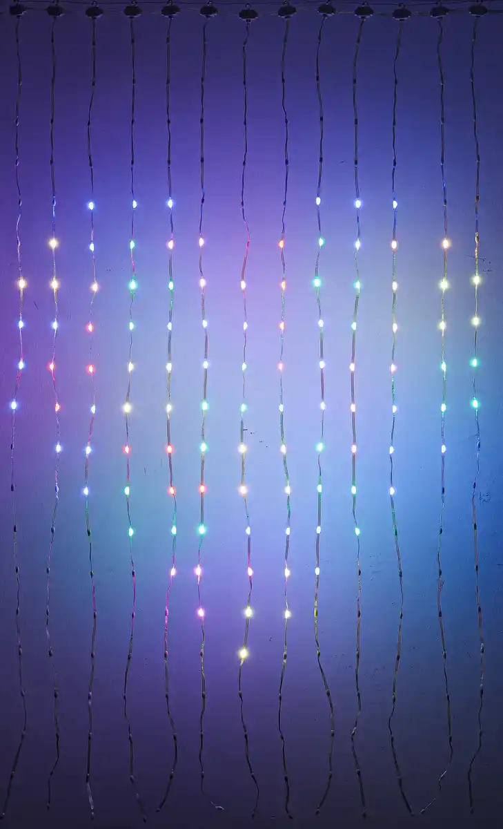 Bild 1 von LED-Dekoleuchte Vorhun Schwarz/Weiß max. 10 Watt, Schwarz, Weiß, Transparent
