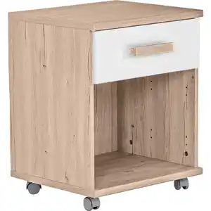 Mid.you Rollcontainer Wimex Cariba, Weiß, Eiche, Holzwerkstoff, 1 Schublade(n) Schubladen, 46x58x40 cm, Arbeitszimmer, Container, Rollcontainer