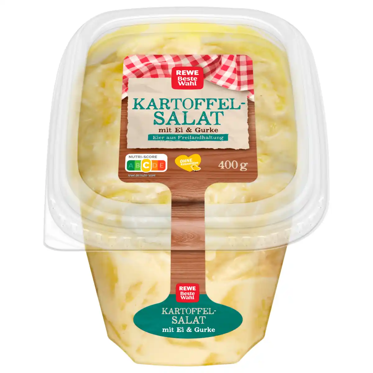Bild 1 von REWE Beste Wahl Kartoffelsalat mit Ei & Gurke 400g