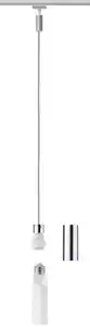 Schienensystem-Hängeleuchte Basic Pendulum max. 20 Watt, Chromfarben