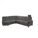 Bild 1 von Livetastic Ecksofa, Graubraun, Metall, Uni, 6-Sitzer, Ottomane links, L-Form, 275x236 cm, Made in EU, Relaxfunktion, seitenverkehrt erhältlich, Rücken echt, USB-Anschluss, Herz-Waage-Funktion, USB-