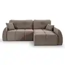 Bild 1 von Mid.you Ecksofa, Beigebraun, Kunststoff, 5-Sitzer, Füllung: Polyurethan (PUR),Polyurethan (Pur), L-Form, 255x155 cm, Made in EU, FSC Mix, Liegefunktion, Wohnzimmer, Sofas & Couches, Wohnlandschaften