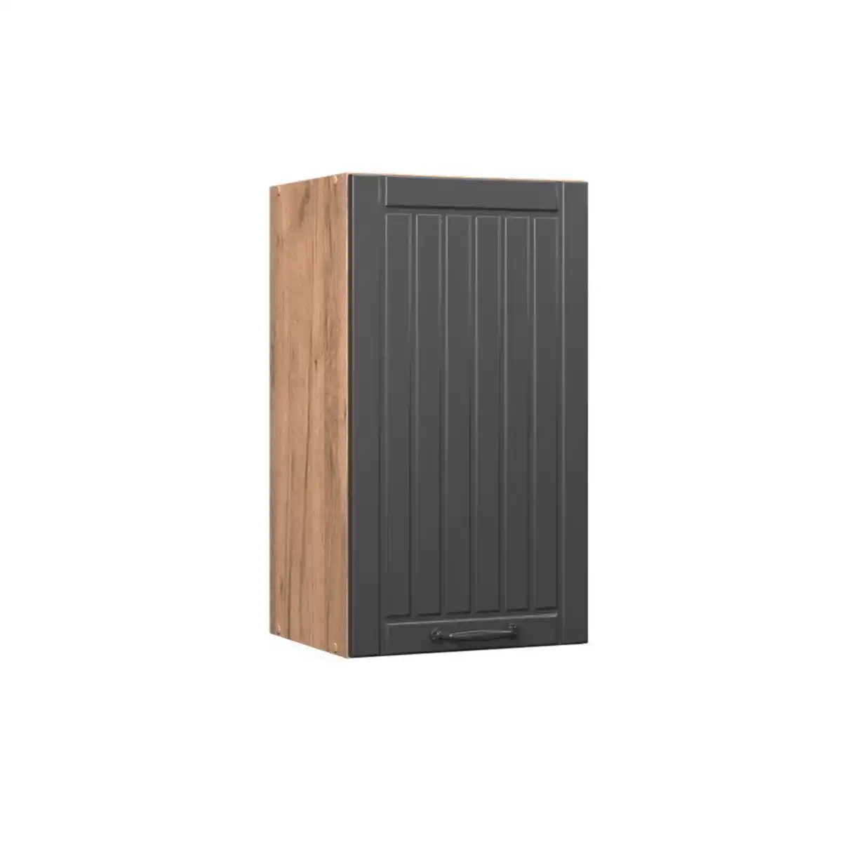 Bild 1 von Vicco Hängeschrank, Dunkelgrau, Honigeiche, Holzwerkstoff, 3 Fächer, Rechteckig, 40x72x34.1 cm, Küchen, Küchenmöbel, Küchenschränke, Küchenoberschränke