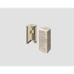 Egger Holzwerkstoffe Aussenecke Außenecke, Grau, Esche, Kunststoff, 0.7x5.9x1.6 cm, Teppiche & Böden, Bodenbeläge, Bodenzubehör, Sockelleisten