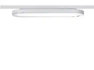 Schienensystem-Strahler Panel Loop max. 7 Watt, Weiß, Chromfarben