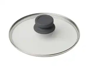 Deckel Basic Ø  ca. 20cm, Grau, Klar, Silberfarben