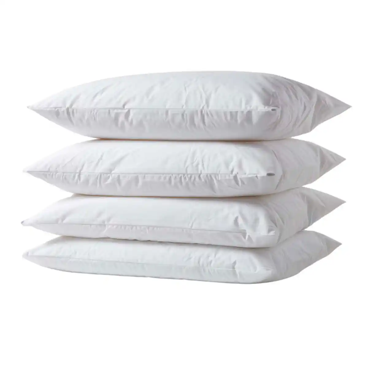 Bild 1 von Homescapes Kissenschoner, Weiß, Textil, Uni, Rechteckig, 48x74 cm, Oeko-Tex® Standard 100, Schlaftextilien, Bettwäsche